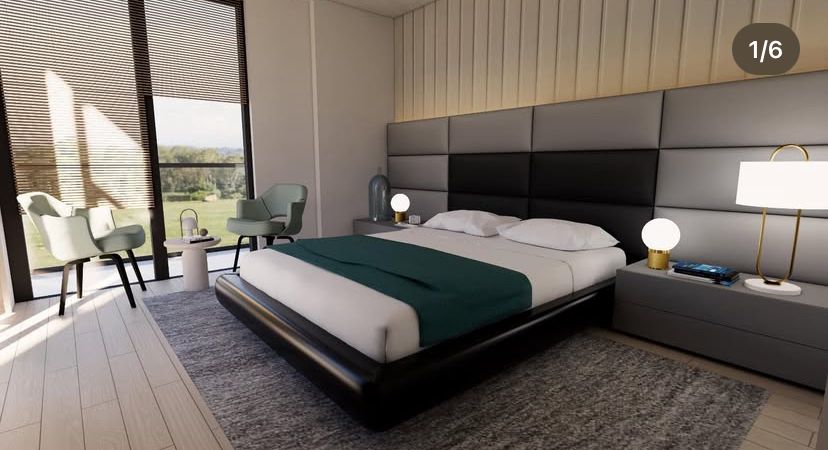 Eskişehir Zincirlikuyu Villa Projesi Yatak Odası